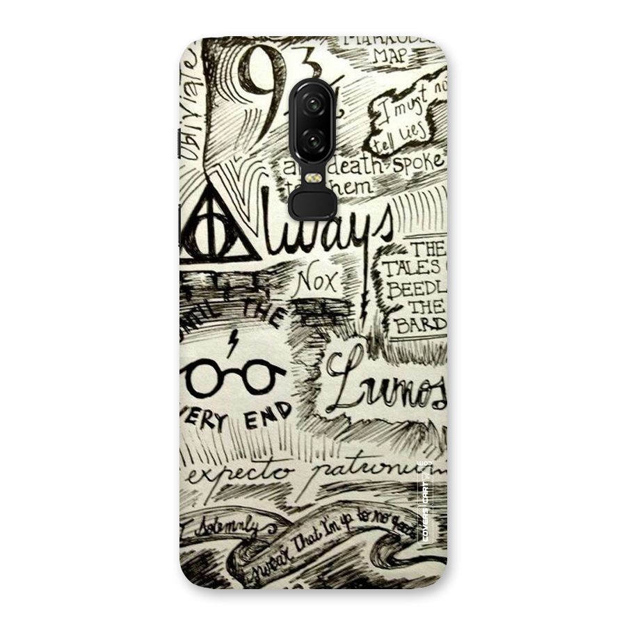 Doodle Art Back Case for OnePlus 6