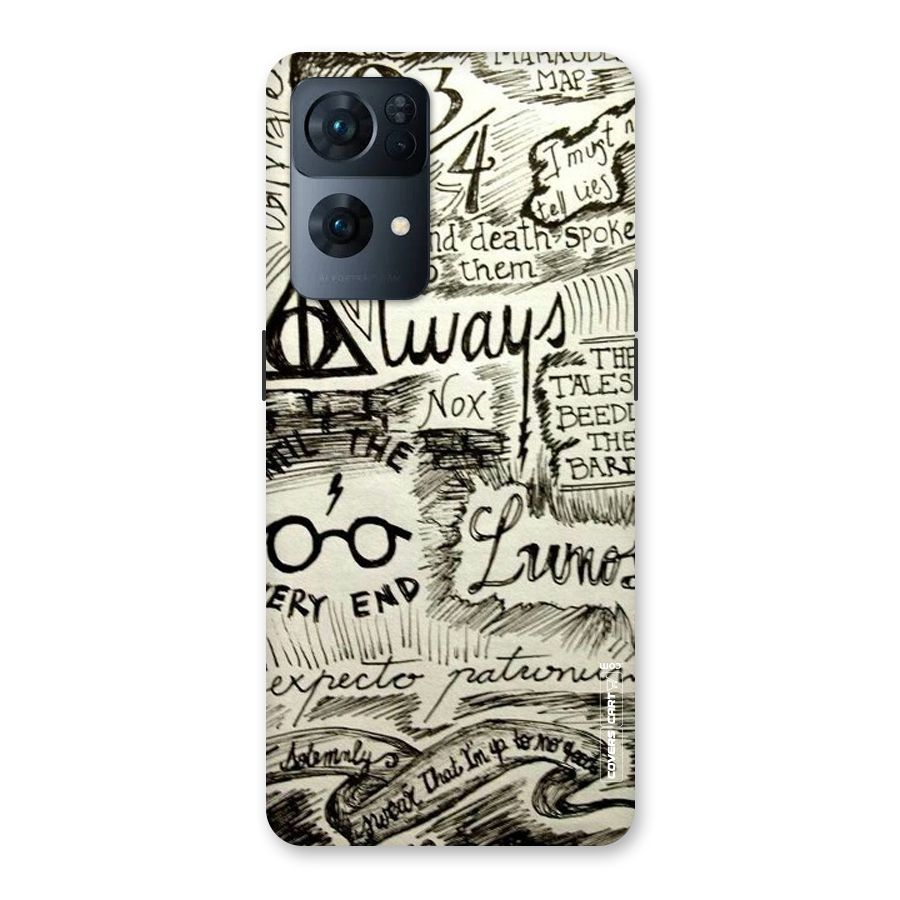 Doodle Art Back Case for Oppo Reno7 Pro 5G