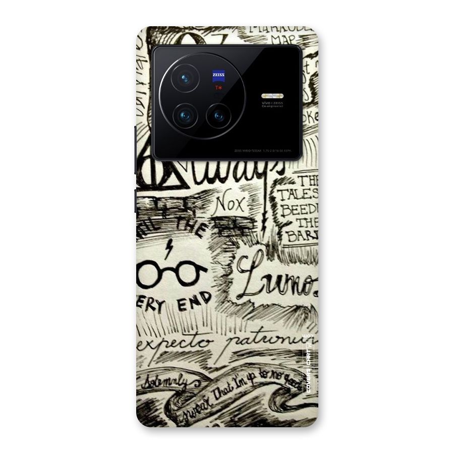 Doodle Art Back Case for Vivo X80
