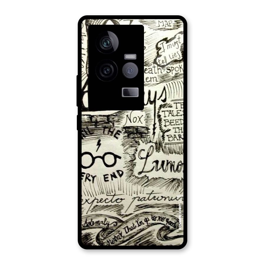 Doodle Art Glass Back Case for Vivo iQOO 11 5G