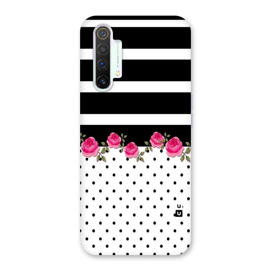 Dots Roses Stripes Back Case for Realme X3