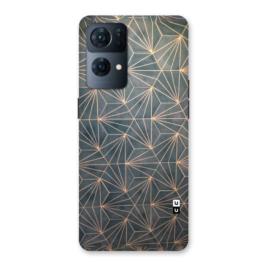 Dotted Lines Pattern Back Case for Oppo Reno7 Pro 5G
