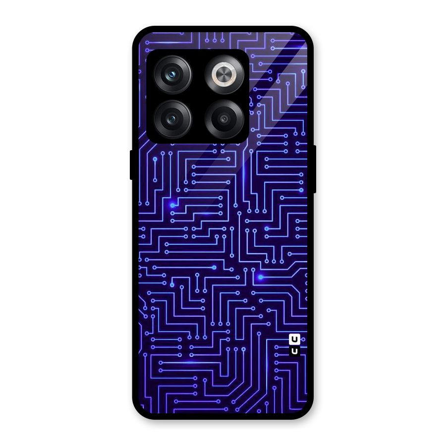 Dotting Lines Glass Back Case for OnePlus 10T