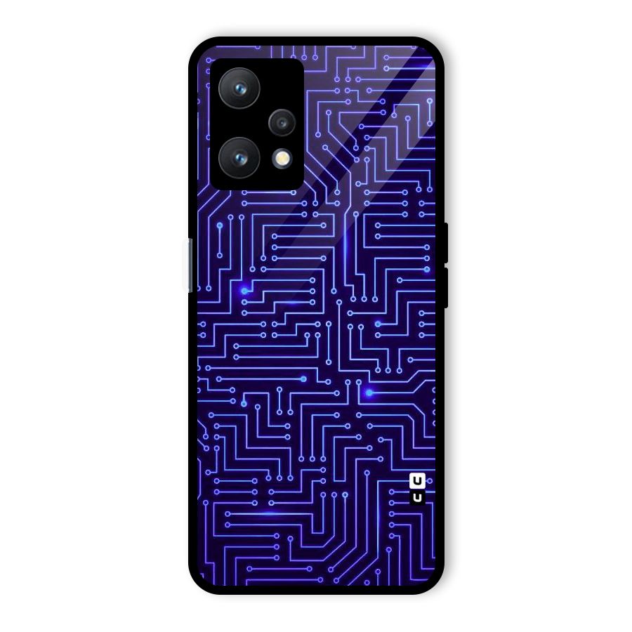 Dotting Lines Glass Back Case for Realme 9 Pro 5G