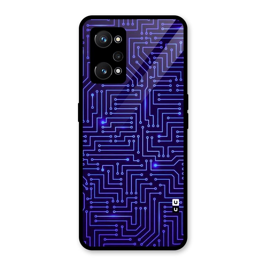 Dotting Lines Glass Back Case for Realme GT Neo 3T