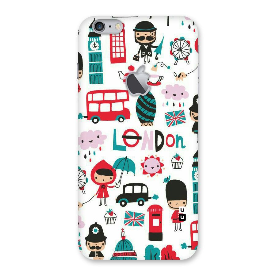 Double Decker Back Case for iPhone 6 Plus 6S Plus Logo Cut