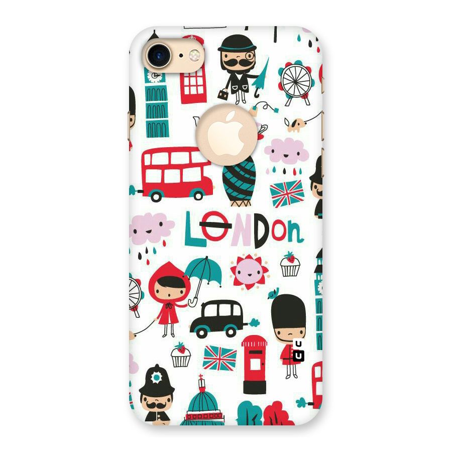 Double Decker Back Case for iPhone 7 Logo Cut