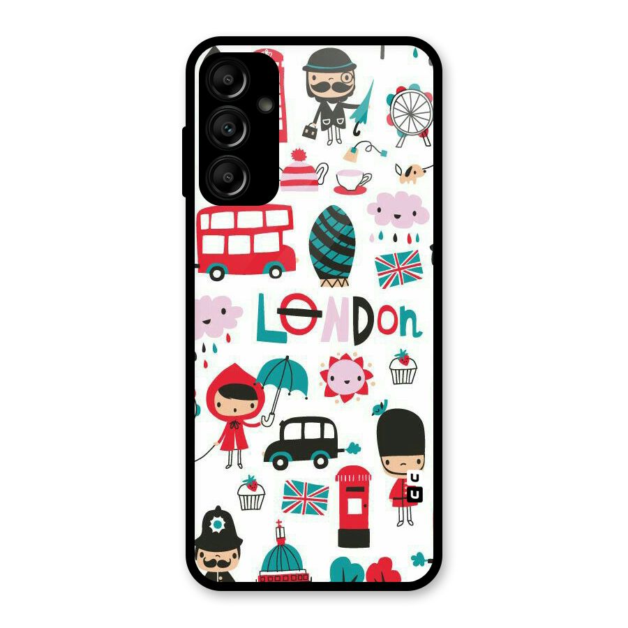 Double Decker Glass Back Case for Galaxy A14 5G