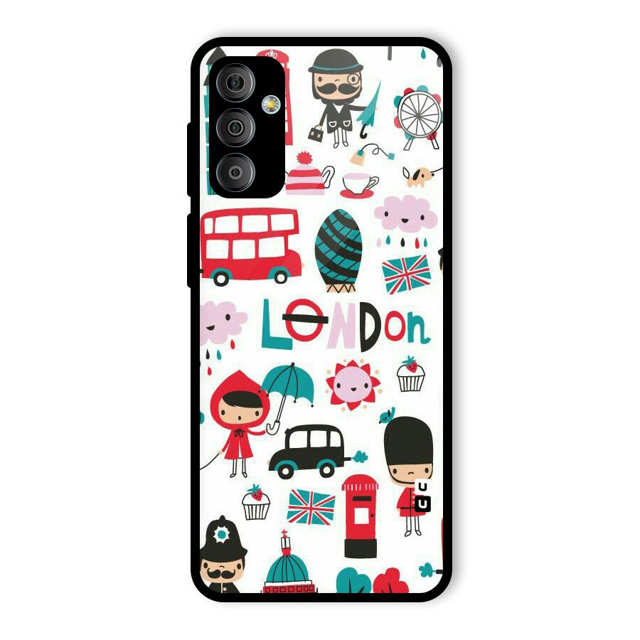 Double Decker Glass Back Case for Galaxy F23