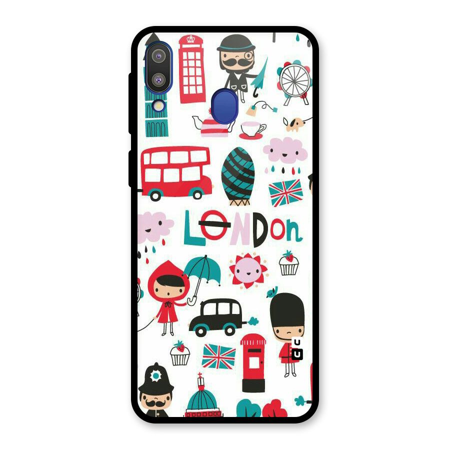 Double Decker Glass Back Case for Galaxy M20