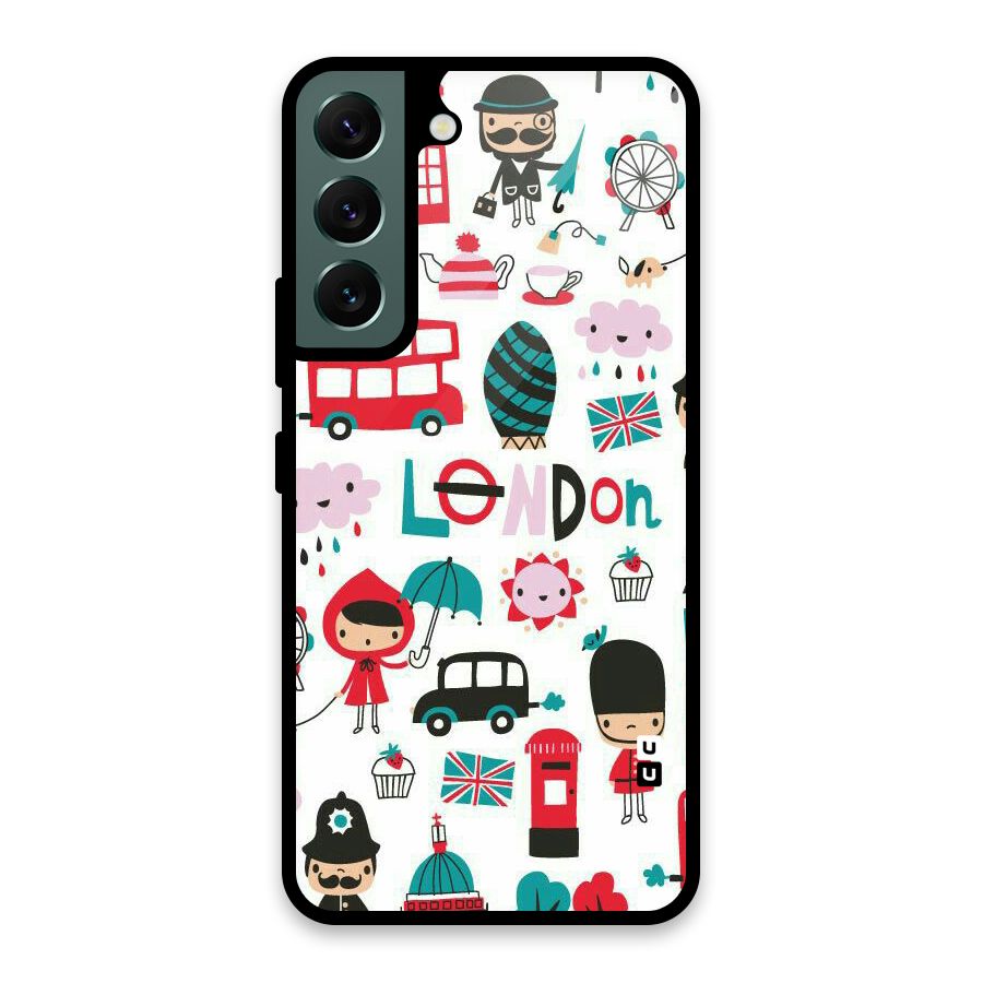 Double Decker Glass Back Case for Galaxy S22 5G