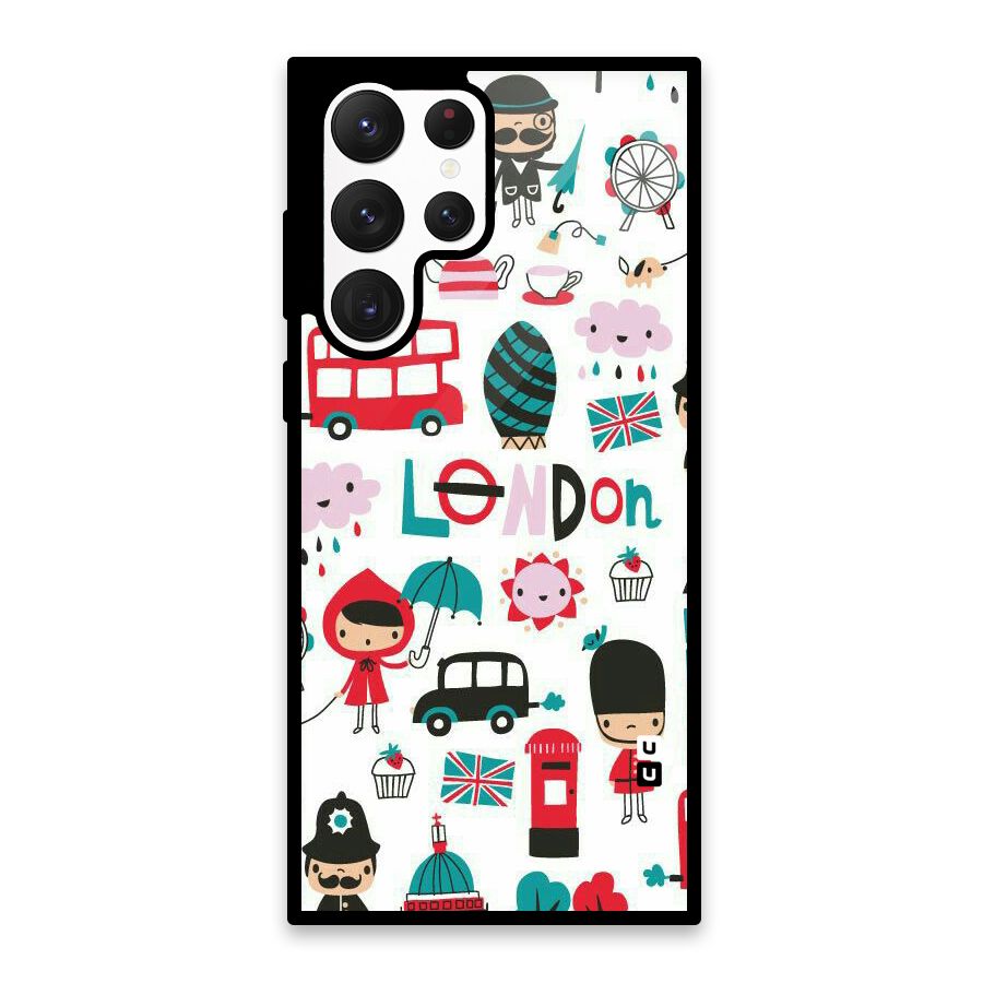 Double Decker Glass Back Case for Galaxy S22 Ultra 5G