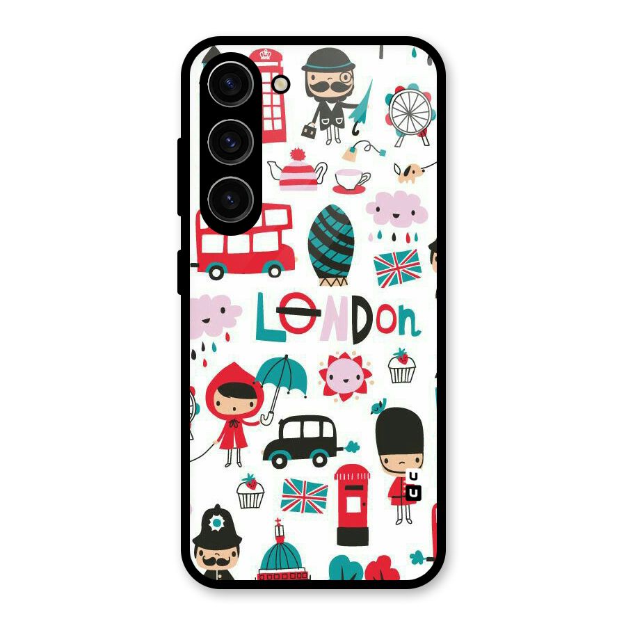 Double Decker Glass Back Case for Galaxy S23