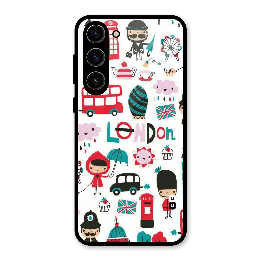 Double Decker Glass Back Case for Galaxy S23 Plus