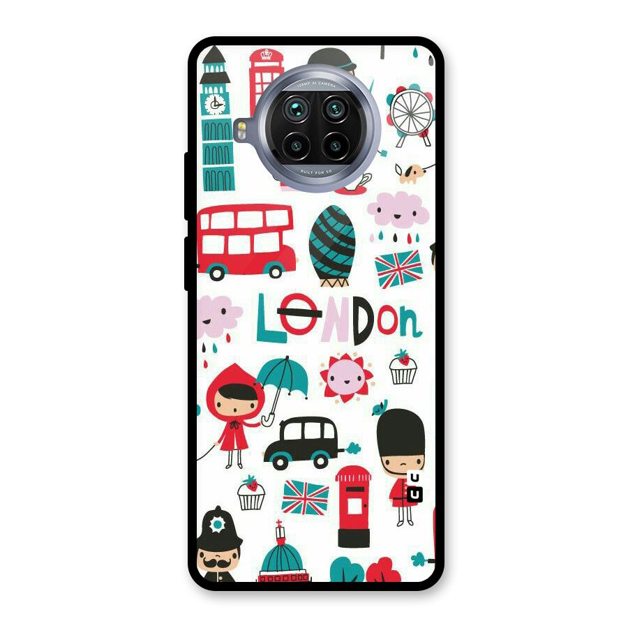 Double Decker Glass Back Case for Mi 10i