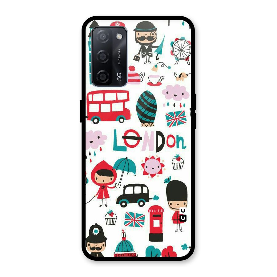 Double Decker Glass Back Case for Oppo A53s 5G