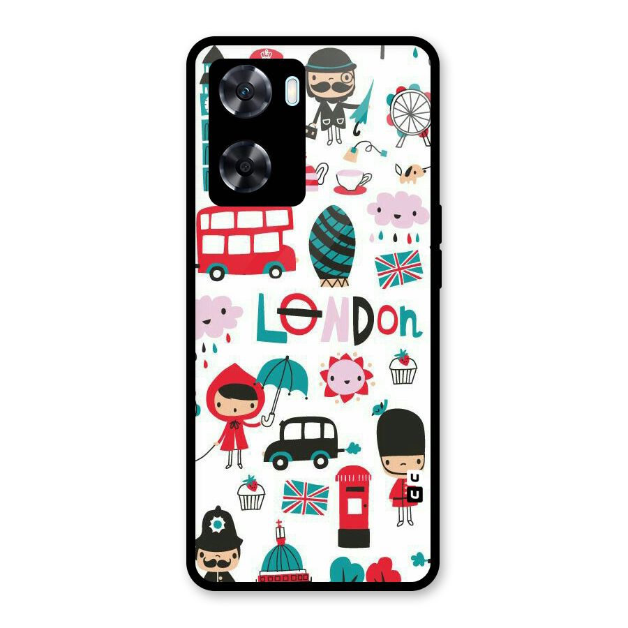 Double Decker Glass Back Case for Oppo A77