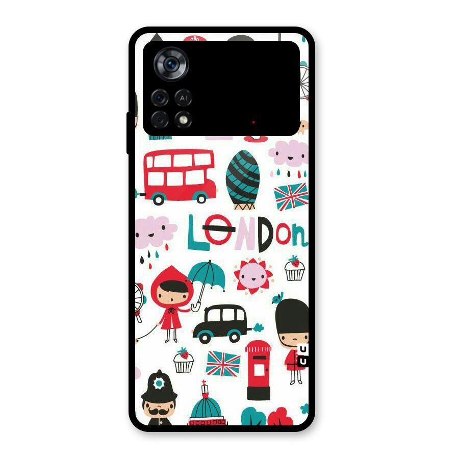 Double Decker Glass Back Case for Poco X4 Pro 5G