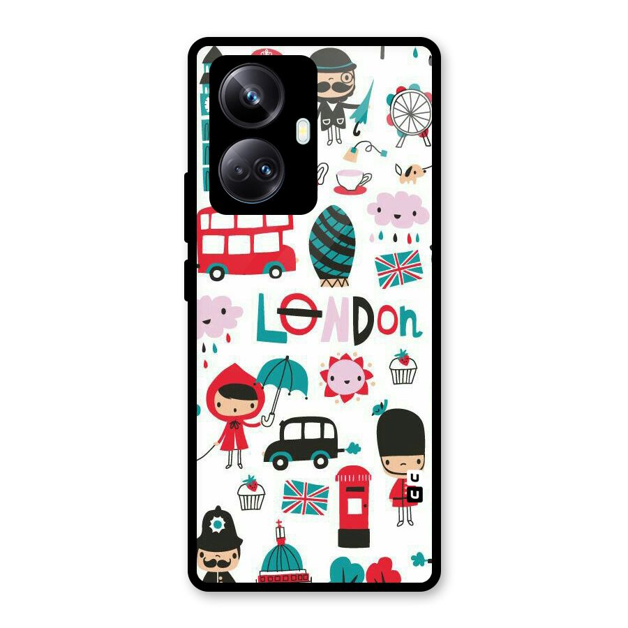 Double Decker Glass Back Case for Realme 10 Pro Plus