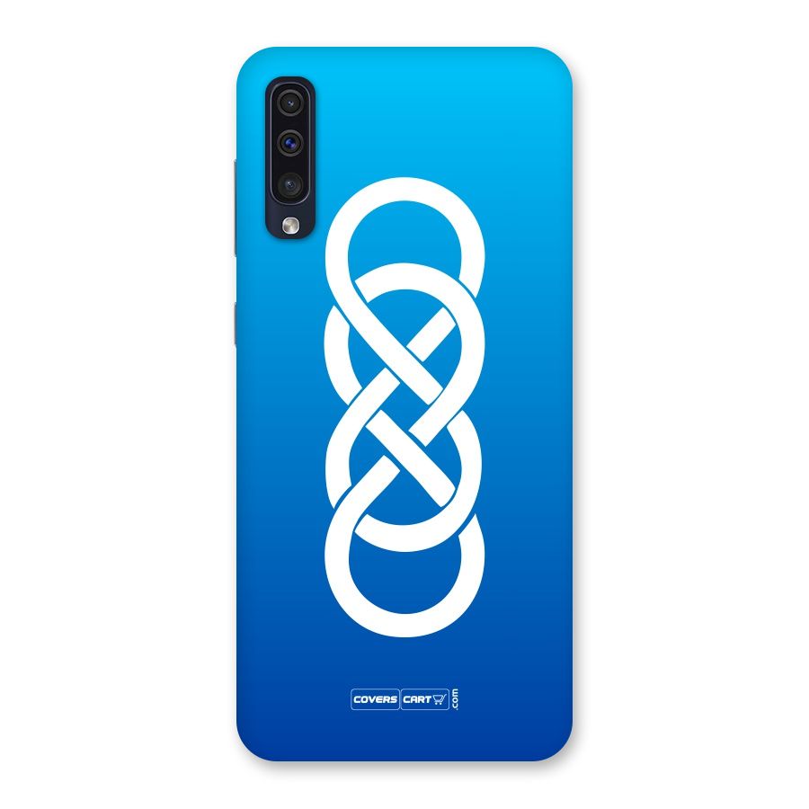 Double Infinity Blue Back Case for Galaxy A50s