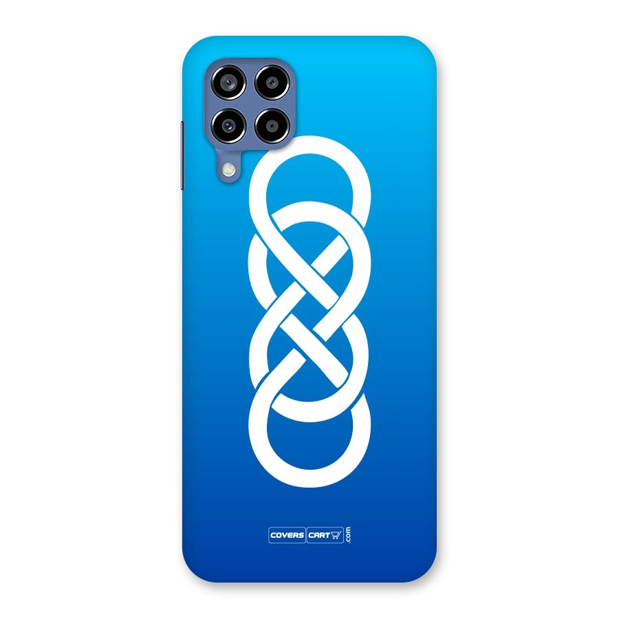 Double Infinity Blue Back Case for Galaxy M53 5G