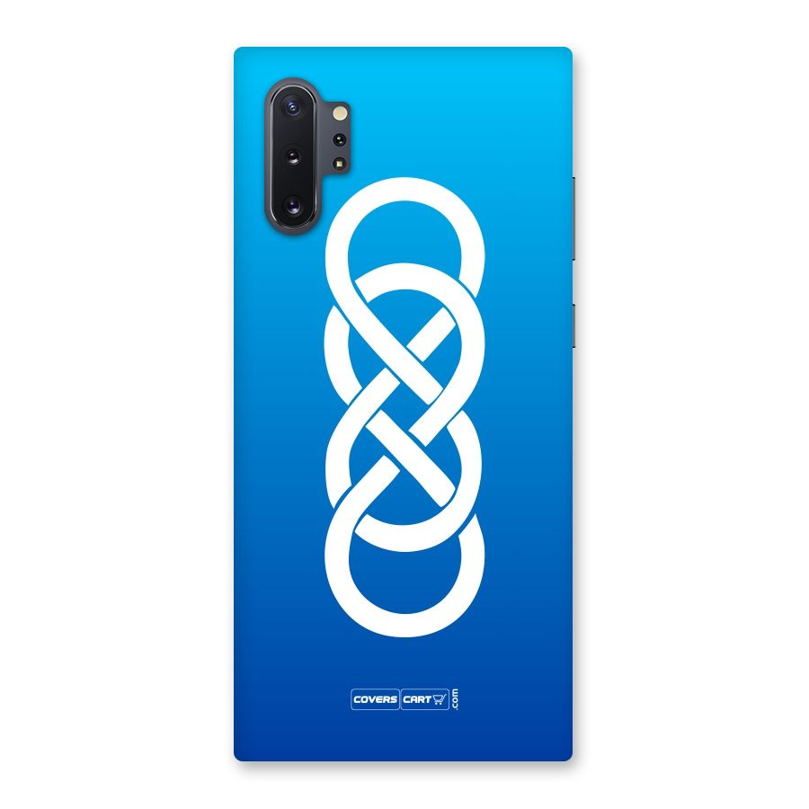 Double Infinity Blue Back Case for Galaxy Note 10 Plus