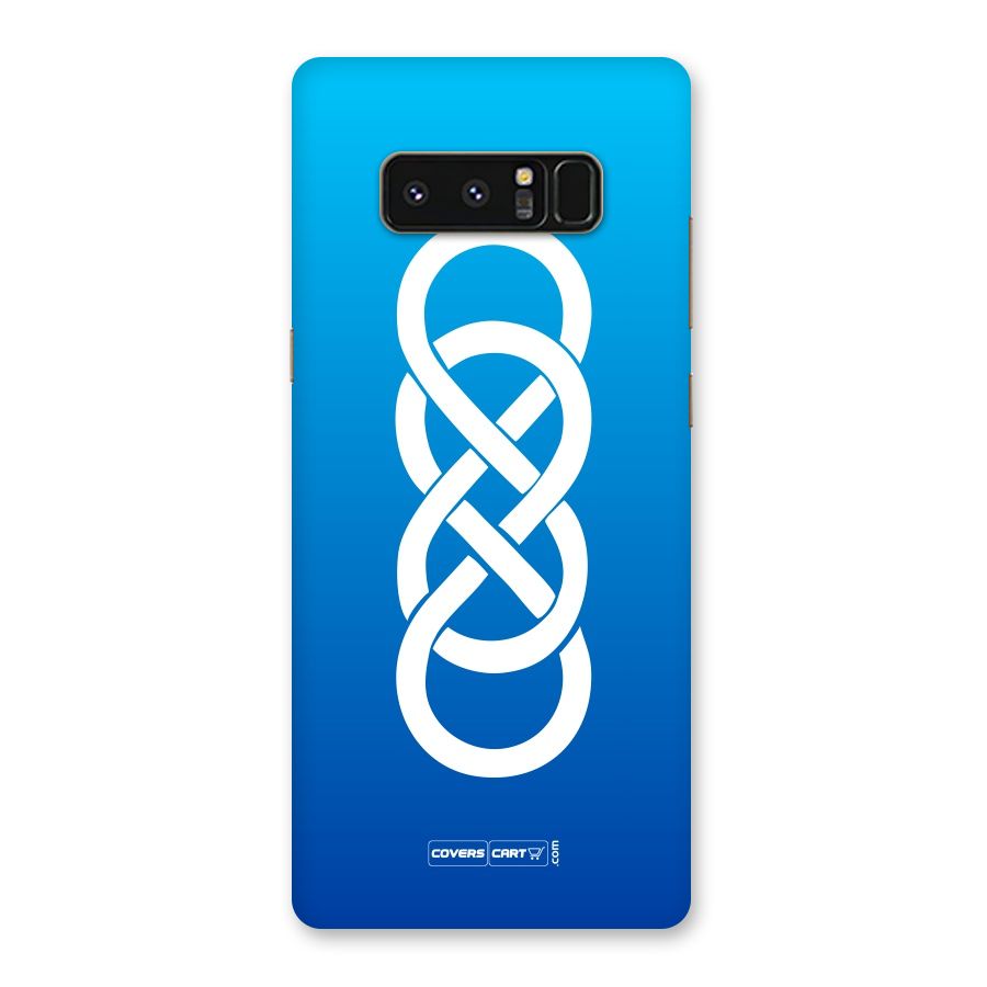 Double Infinity Blue Back Case for Galaxy Note 8