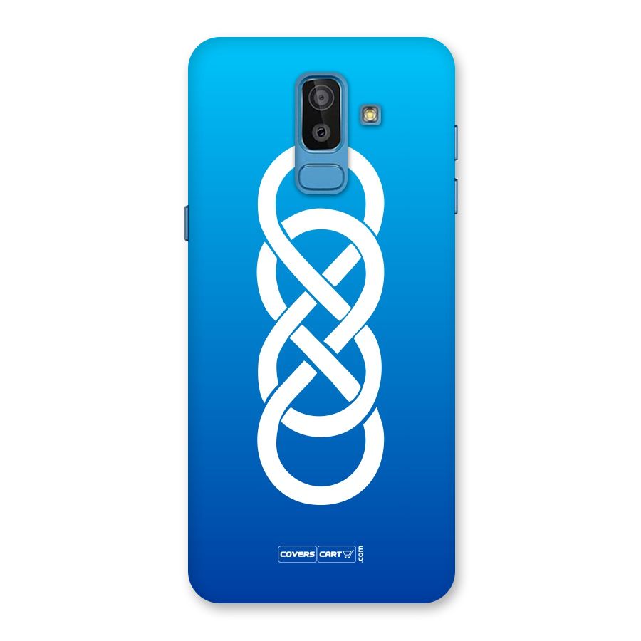 Double Infinity Blue Back Case for Galaxy On8 (2018)