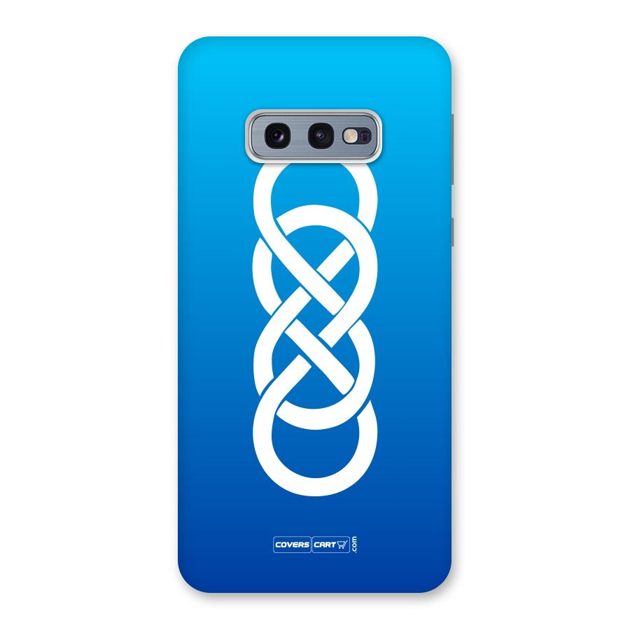 Double Infinity Blue Back Case for Galaxy S10e