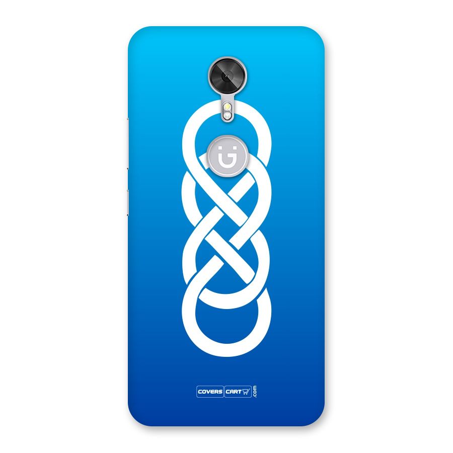 Double Infinity Blue Back Case for Gionee A1