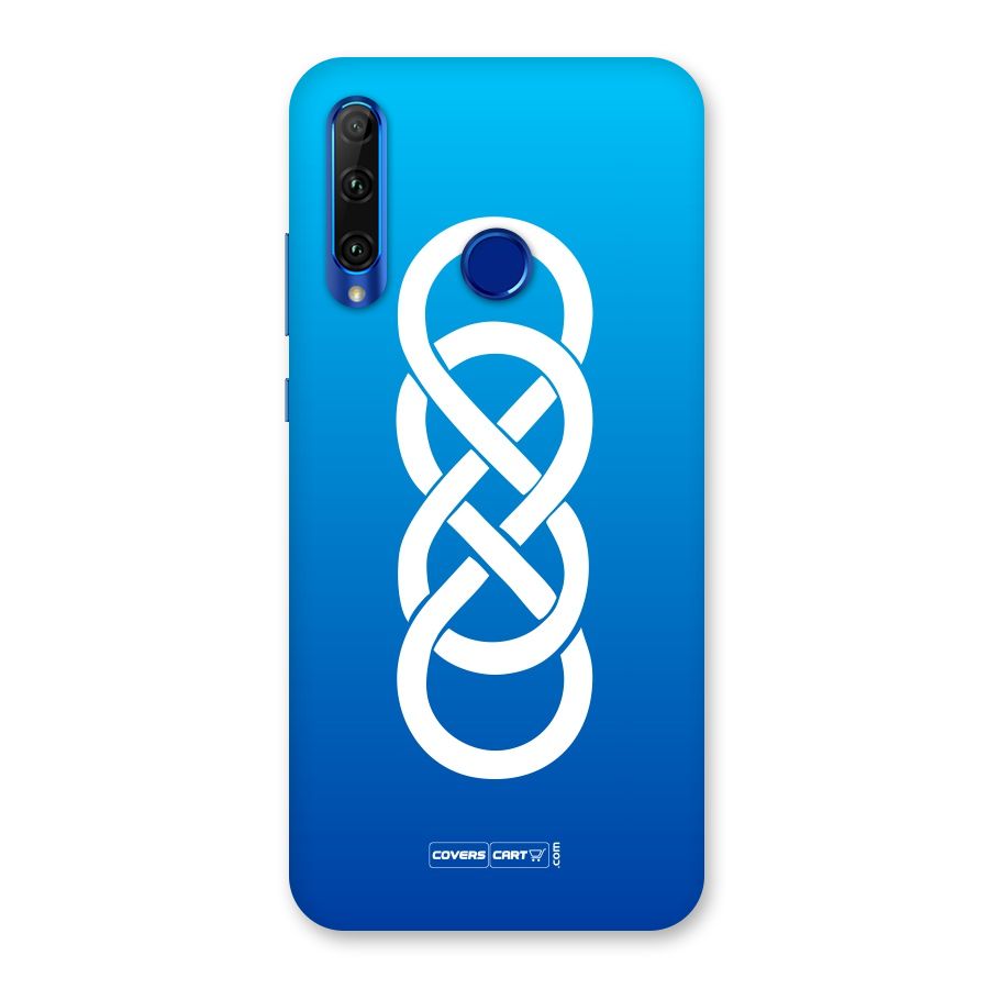 Double Infinity Blue Back Case for Honor 20i