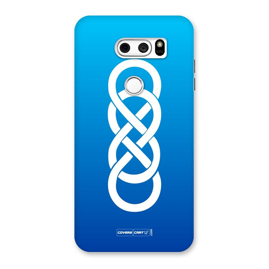 Double Infinity Blue Back Case for LG V30