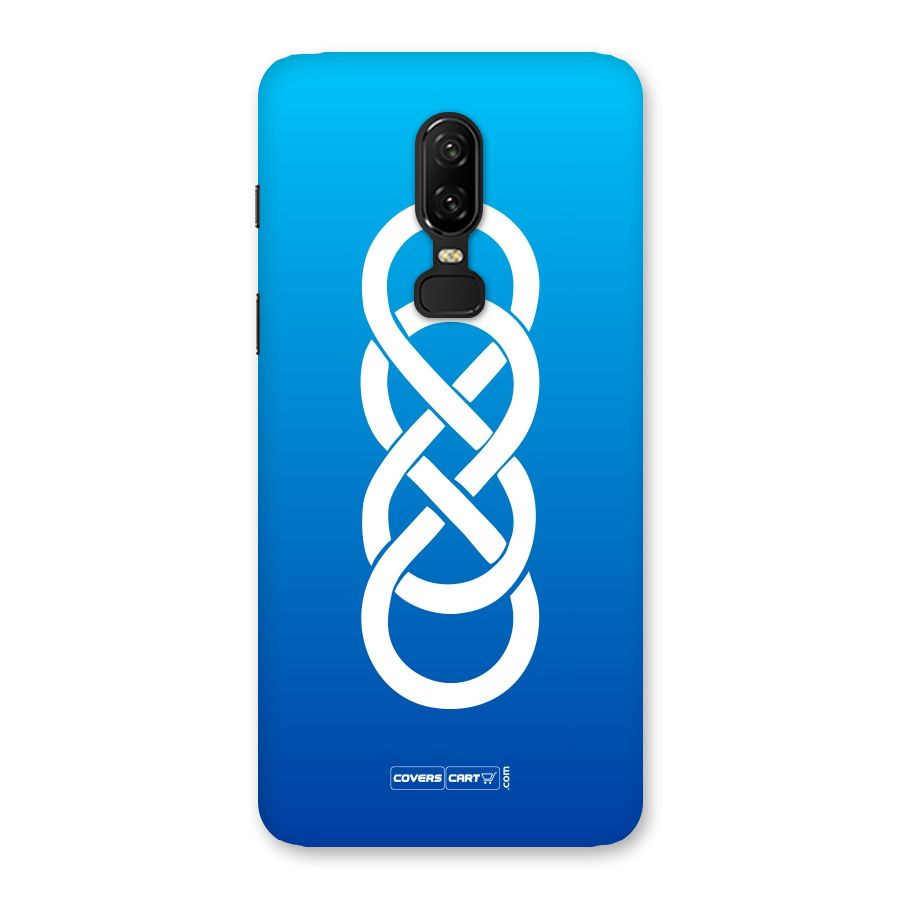 Double Infinity Blue Back Case for OnePlus 6