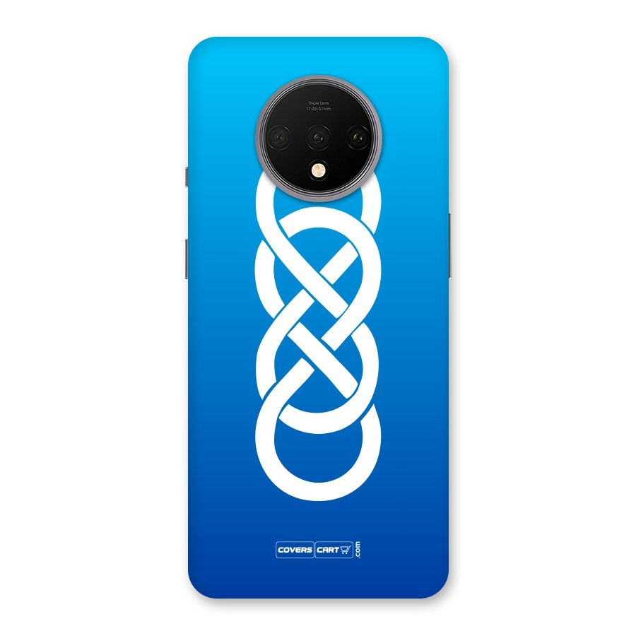 Double Infinity Blue Back Case for OnePlus 7T