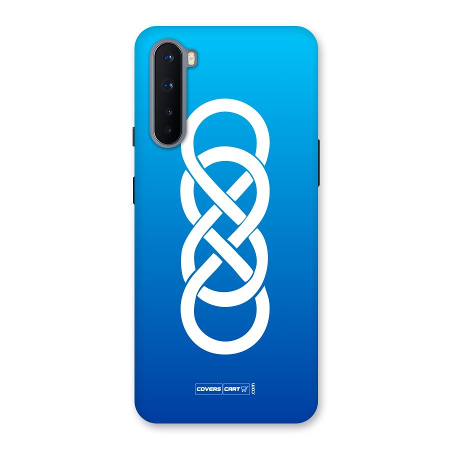 Double Infinity Blue Back Case for OnePlus Nord