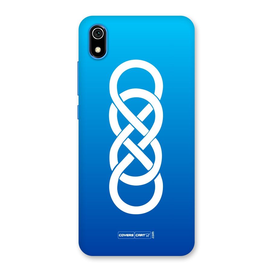 Double Infinity Blue Back Case for Redmi 7A