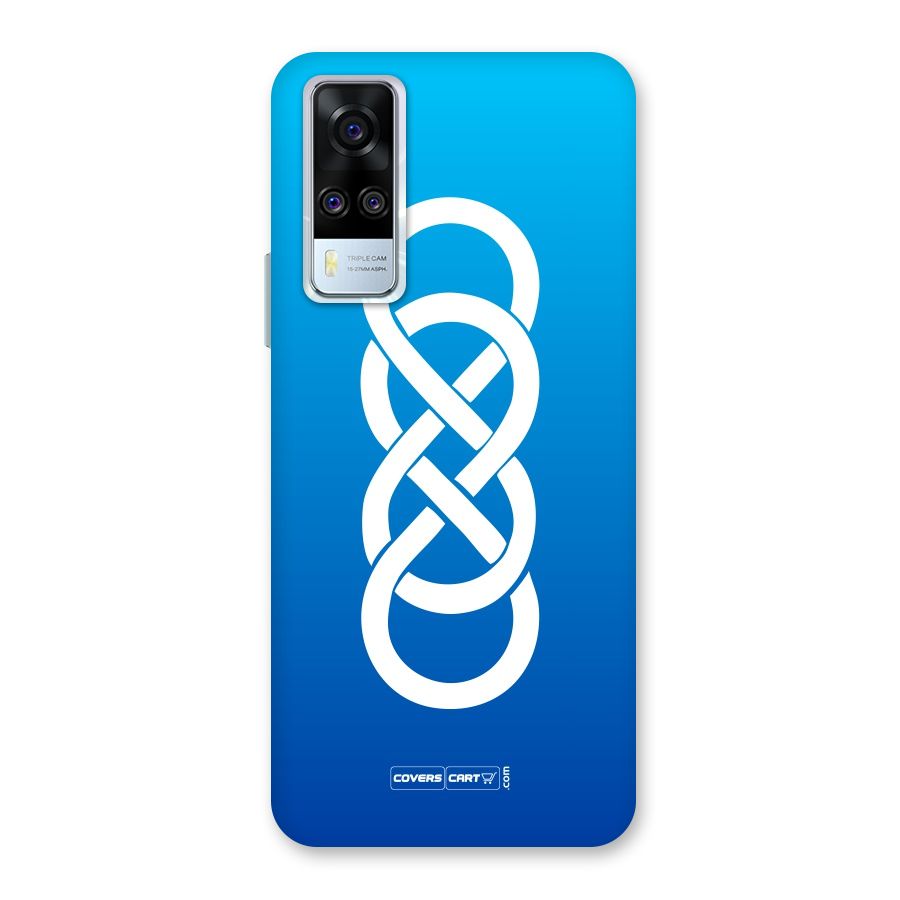 Double Infinity Blue Back Case for Vivo Y31