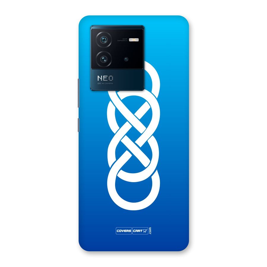 Double Infinity Blue Back Case for Vivo iQOO Neo 6 5G