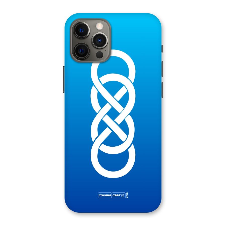 Double Infinity Blue Back Case for iPhone 12 Pro Max