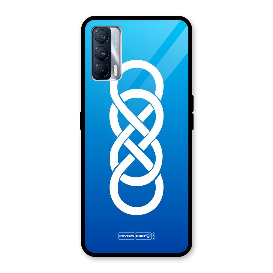 Double Infinity Blue Glass Back Case for Realme X7