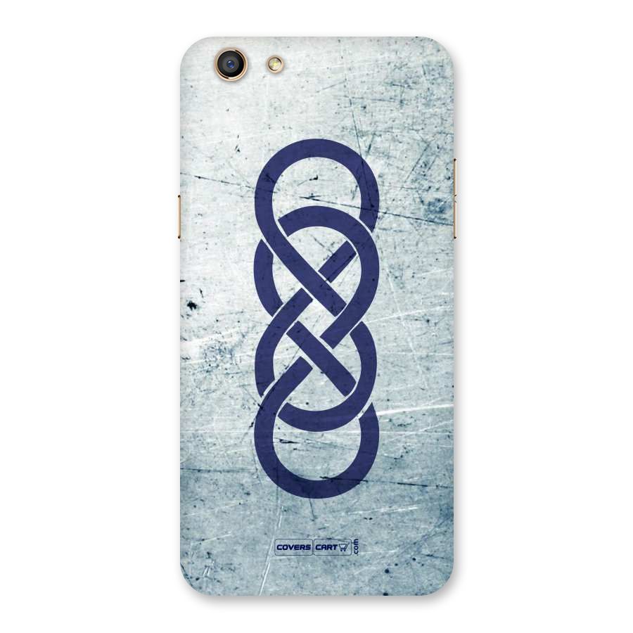 Double Infinity Rough Back Case for Oppo F3