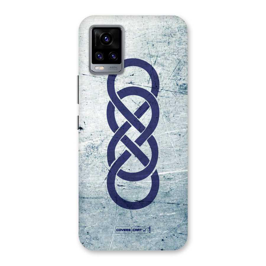 Double Infinity Rough Back Case for Vivo V20