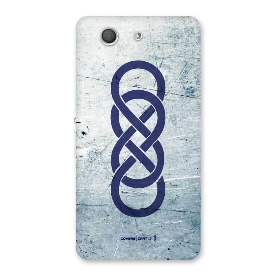 Double Infinity Rough Back Case for Xperia Z3 Compact