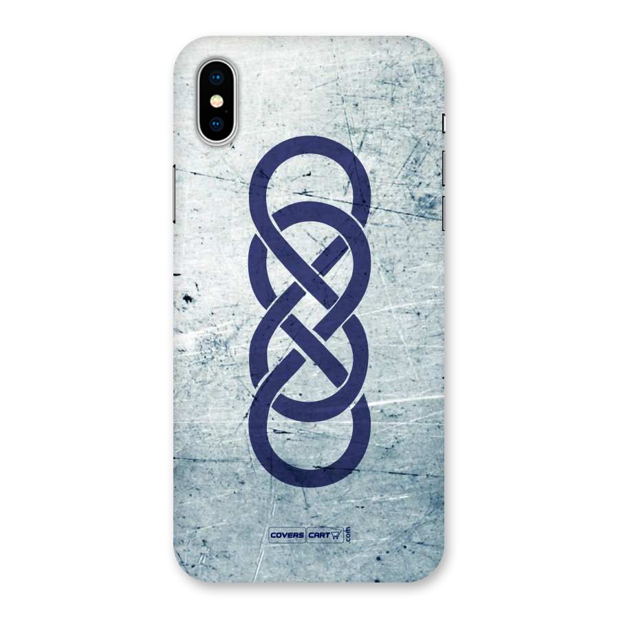 Double Infinity Rough Back Case for iPhone XS