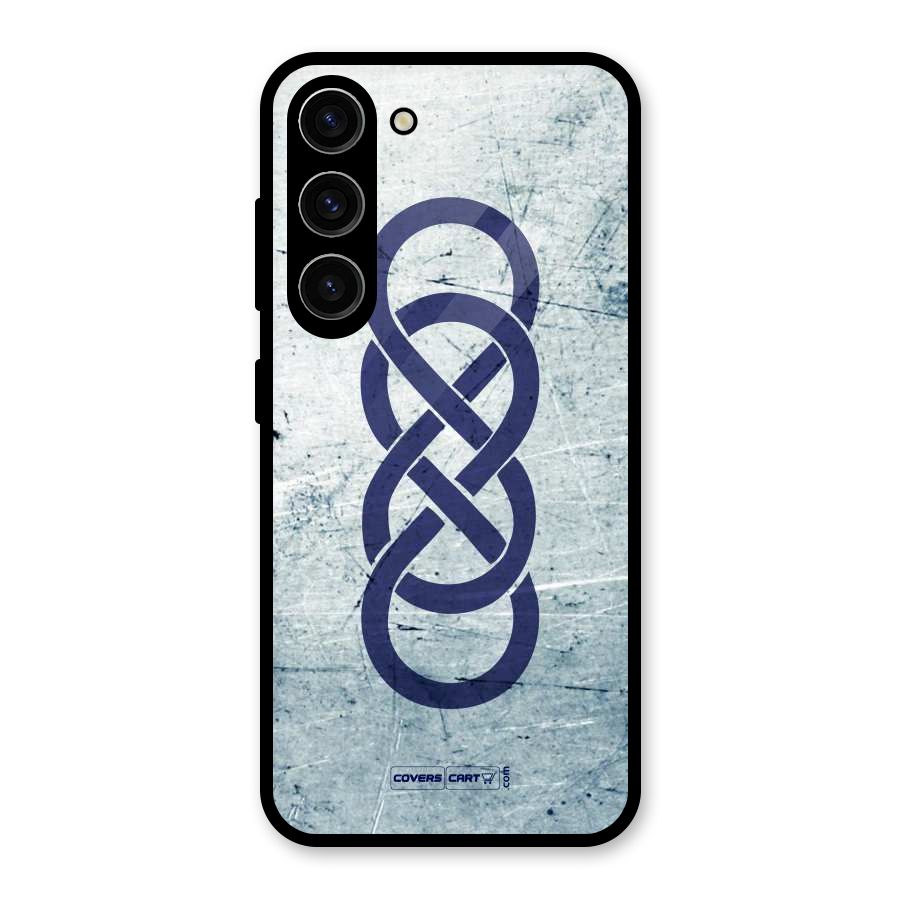 Double Infinity Rough Glass Back Case for Galaxy S23