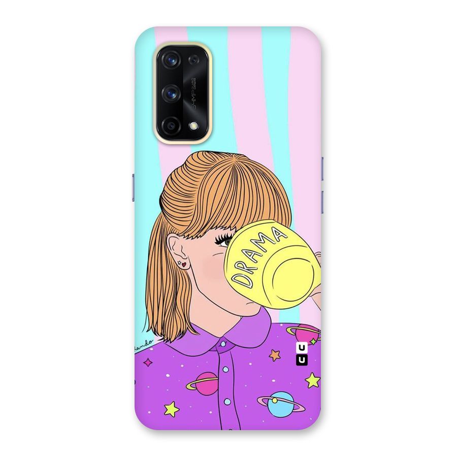 Drama Cup Glass Back Case for Realme X7 Pro
