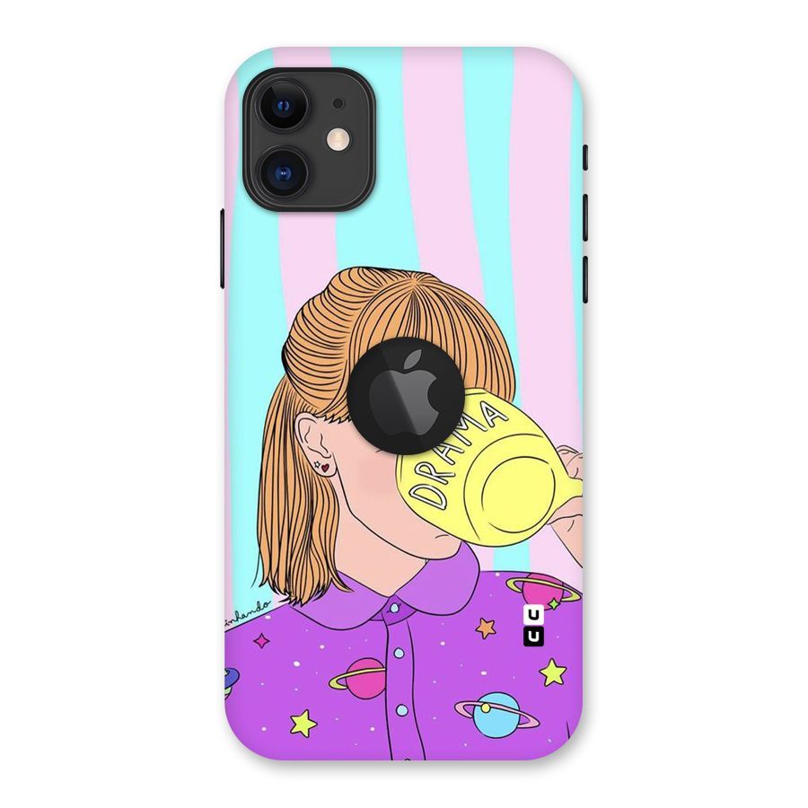 Drama Cup Back Case for iPhone 11 Logo Cut
