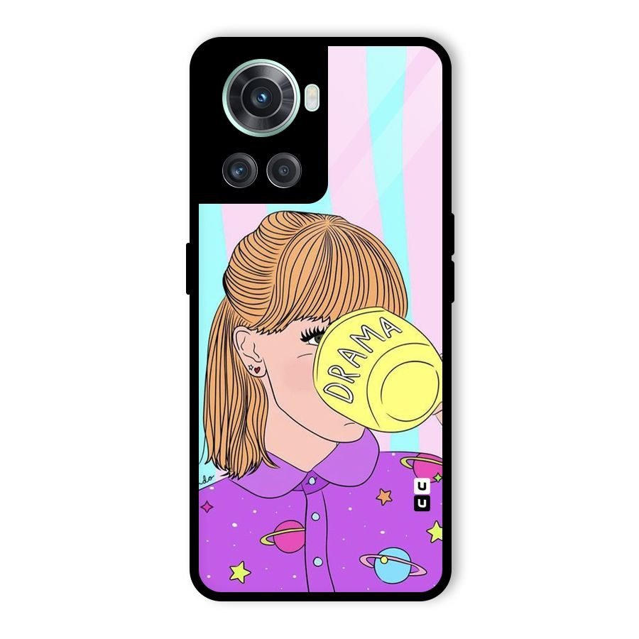 Drama Cup Glass Back Case for OnePlus 10R