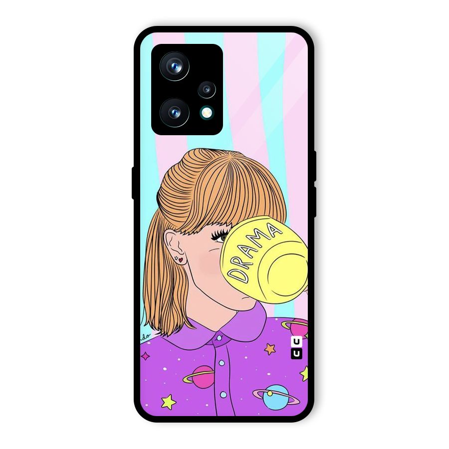 Drama Cup Glass Back Case for Realme 9 Pro Plus 5G