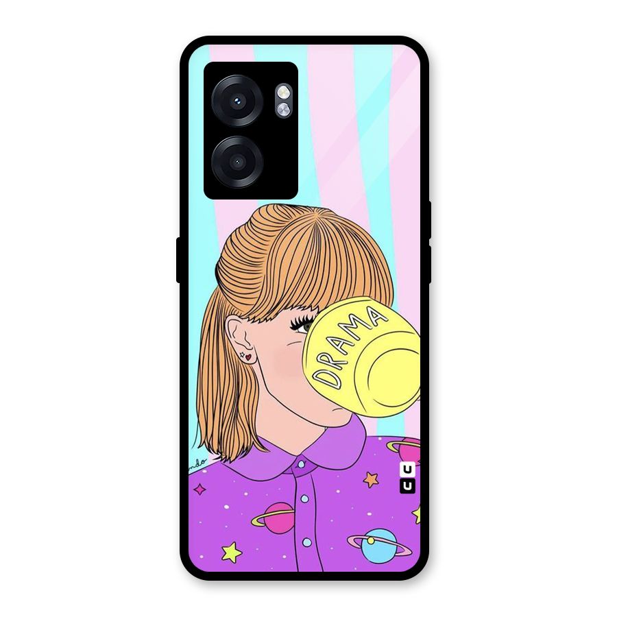 Drama Cup Glass Back Case for Realme Narzo 50 5G